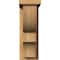 Ekena Millwork Ridgewood Smooth Corbel w/Backplate, Western Red Cedar, 5 1/2"W x 12"D x 16"H COR06X12X16RID01SWR - alternate 2